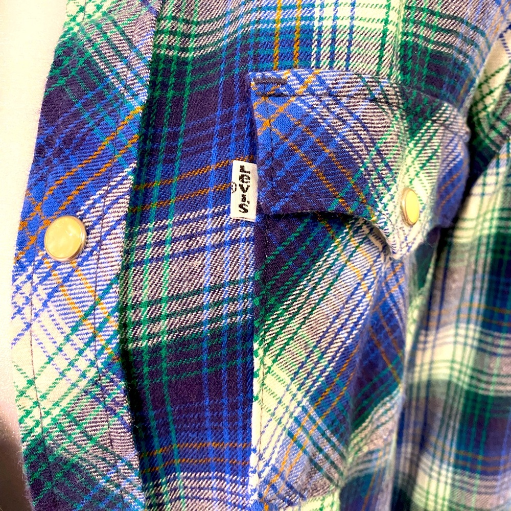 LEVI PLAID SHIRT - Picture 6 of 6